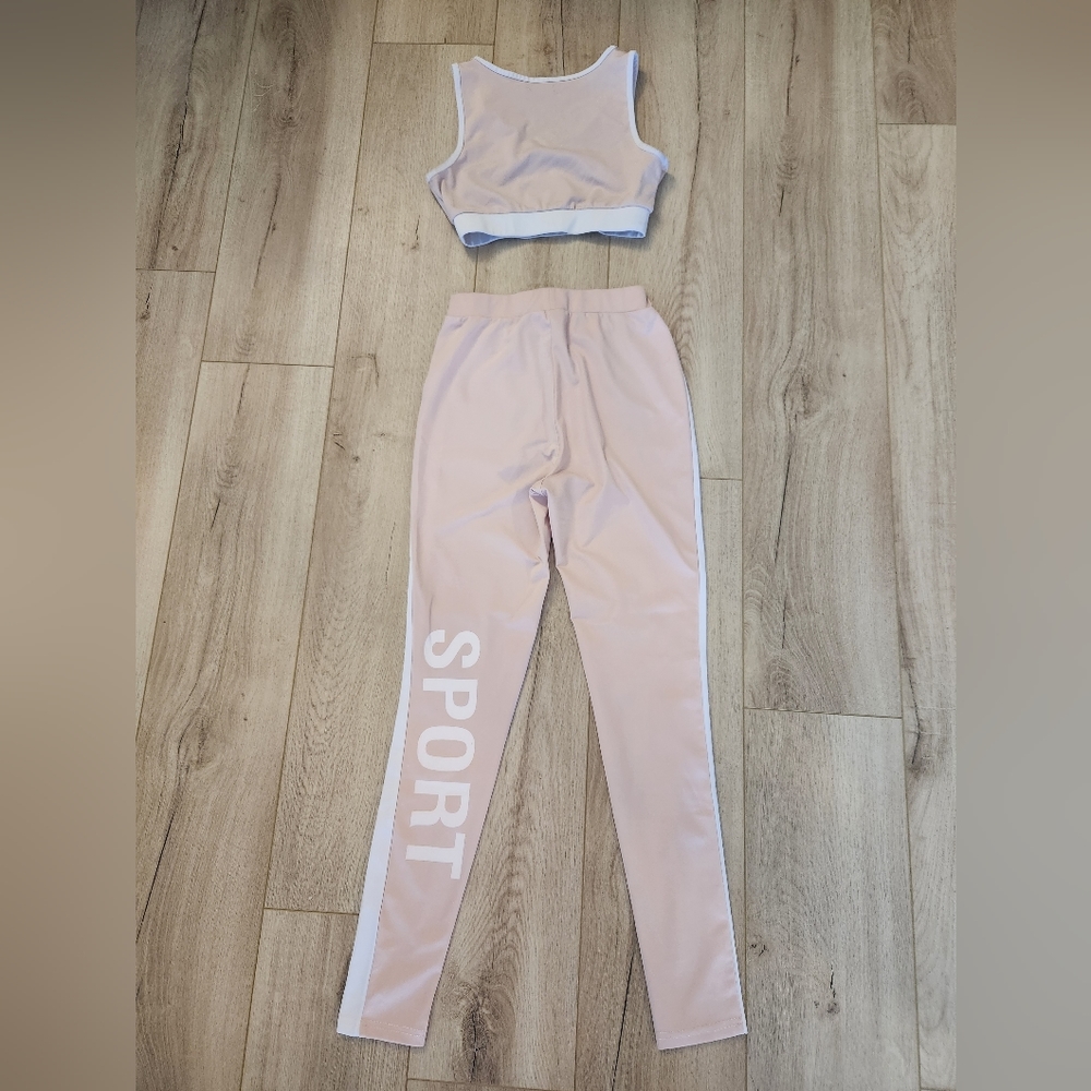 Boohoo Fit set, pink
